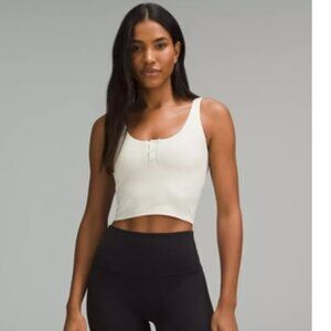 lululemon Align™ Ribbed Henley Tank Top - Bone (Size 0)